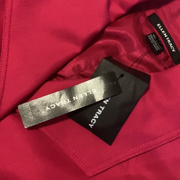 NWT Ellen Tracy Cropped Pink Jacket Size 0P - Picture 8 of 8